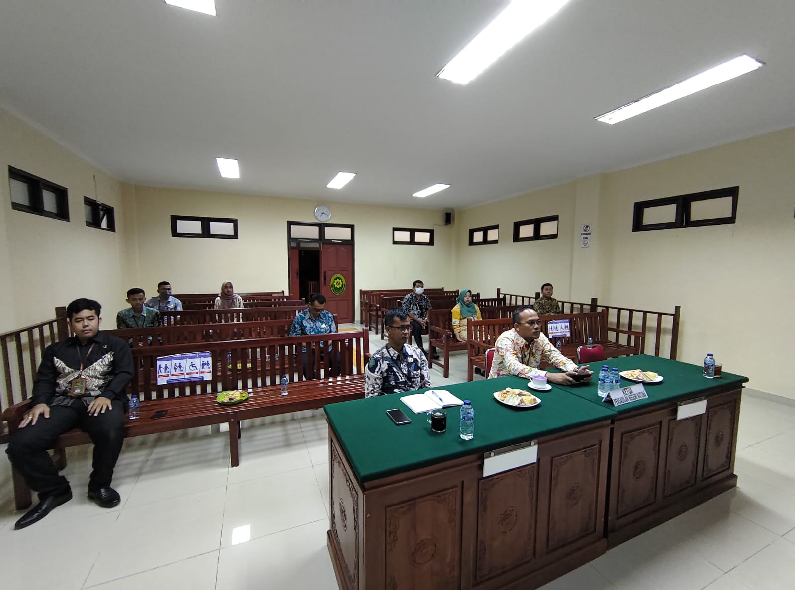 Pembinaan Teknis dan Administrasi Yudisial Secara Virtual Oleh Pimpinan Mahkamah Agung RI